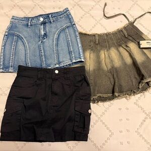 Mini Skirt Bundle (3 Skirts, All Size S)